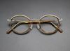 Reece Titanium Vintage Round Eyeglasses Frame