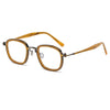 Ultra-Light Pure Titanium Retro Square Eyeglasses Frame 5863