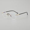 Retro Titanium Square Glasses Frame BY GMS122T