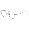 Chan Retro Titanium Square Glasses Frame