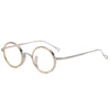 Helios Titanium Vintage Round Eyeglasses Frames