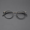 Leander Titanium Vintage Round Eyeglasses Frames