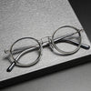 Tadeo Titanium Vintage Round Eyeglasses Frames