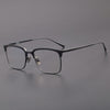 Waloorf Retro Titanium Square Glasses Frame