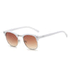 JOLLYNOVA Polarized Sunglasses For Women And Men Semi Rimless Frame Retro Sun Glasses AE0369