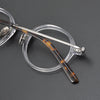 Zarek Titanium Vintage Round Eyeglasses Frames