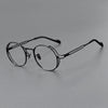 Riven Titanium Vintage Oval Eyeglasses Frames