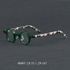 Madda Retro Round Square Acetate Glasses Frame