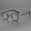 Lucian Titanium Round Glasses Frame