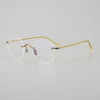 Retro Titanium Square Glasses Frame BY GMS122T