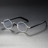 Caden Titanium Round Glasses Frame