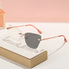 Rimless Metal Women Golden Glasses