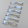 Kaelen Retro Titanium Square Glasses Frame