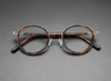 Titanium Vintage Round Eyeglasses Frames SC0327