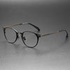 Retro Oval Titanium Ultra-Light Glasses Frame DRX2078