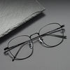 Titanium Vintage Round Eyeglasses Frames ST1052