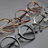 Titanium Geometric Glasses Frame SC8190