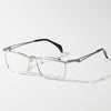 Zulma Titanium Vintage Square Flip Cover Eyeglasses Frame