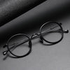 Sayle Titanium Vintage Round Eyeglasses Frame