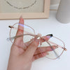 Geometric Metal Glasses Frames H5237