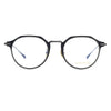 Thaddeus Titanium Round Glasses Frame