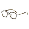 Pombo Ultra-Light Pure Titanium Retro Square Eyeglasses Frame