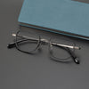 Retro Titanium Square Glasses Frame 11086