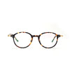 Meza Titanium Vintage Round Eyeglasses Frame