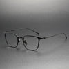 Ceaser Retro Titanium Square Glasses Frame