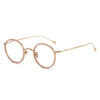 Sayle Titanium Vintage Round Eyeglasses Frame