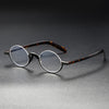 Caden Titanium Round Glasses Frame