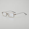 Kaelen Retro Titanium Square Glasses Frame