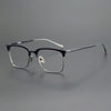 Waloorf Retro Titanium Square Glasses Frame