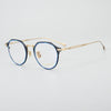 Thaddeus Titanium Round Glasses Frame