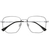 Lowell Titanium Geometric Glasses Frame