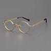 Titanium Vintage Round Eyeglasses Frames ZY0057