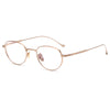 Titanium Round Glasses Frame  Chord E