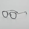 Retro Titanium Square Glasses Frame 1111