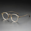 Draz Titanium Vintage Geometric Eyeglasses Frames