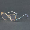 Retro pure titanium frame full frame ultra-light frame 0031