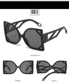 2024 new cross-border  large square sunglasses, fashion sunglasses