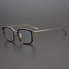 Retro Titanium Square Glasses Frame Empire