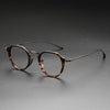 Draz Titanium Vintage Geometric Eyeglasses Frames