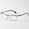 Zulma Titanium Vintage Square Flip Cover Eyeglasses Frame