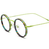 Titanium Round Glasses Frame BR185844