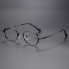 Rathai Titanium Vintage Round Eyeglasses Frame