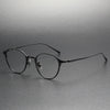 Siegel Titanium Vintage Round Eyeglasses Frame