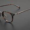 Cael Retro Titanium Square Glasses Frame