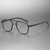 Retro Titanium Square Glasses Frame 9753