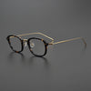 Brocus Retro Titanium Square Glasses Frame